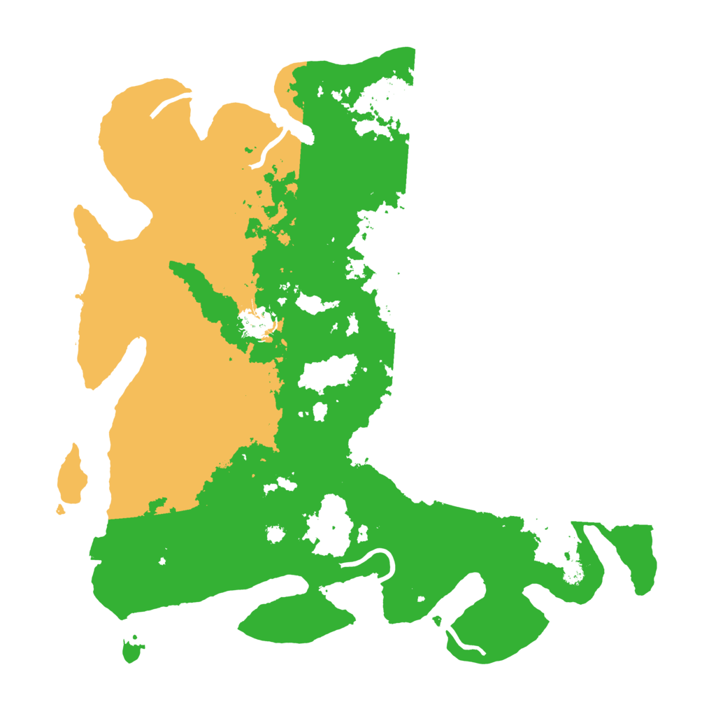 Biome Rust Map: Procedural Map, Size: 3600, Seed: 35365121