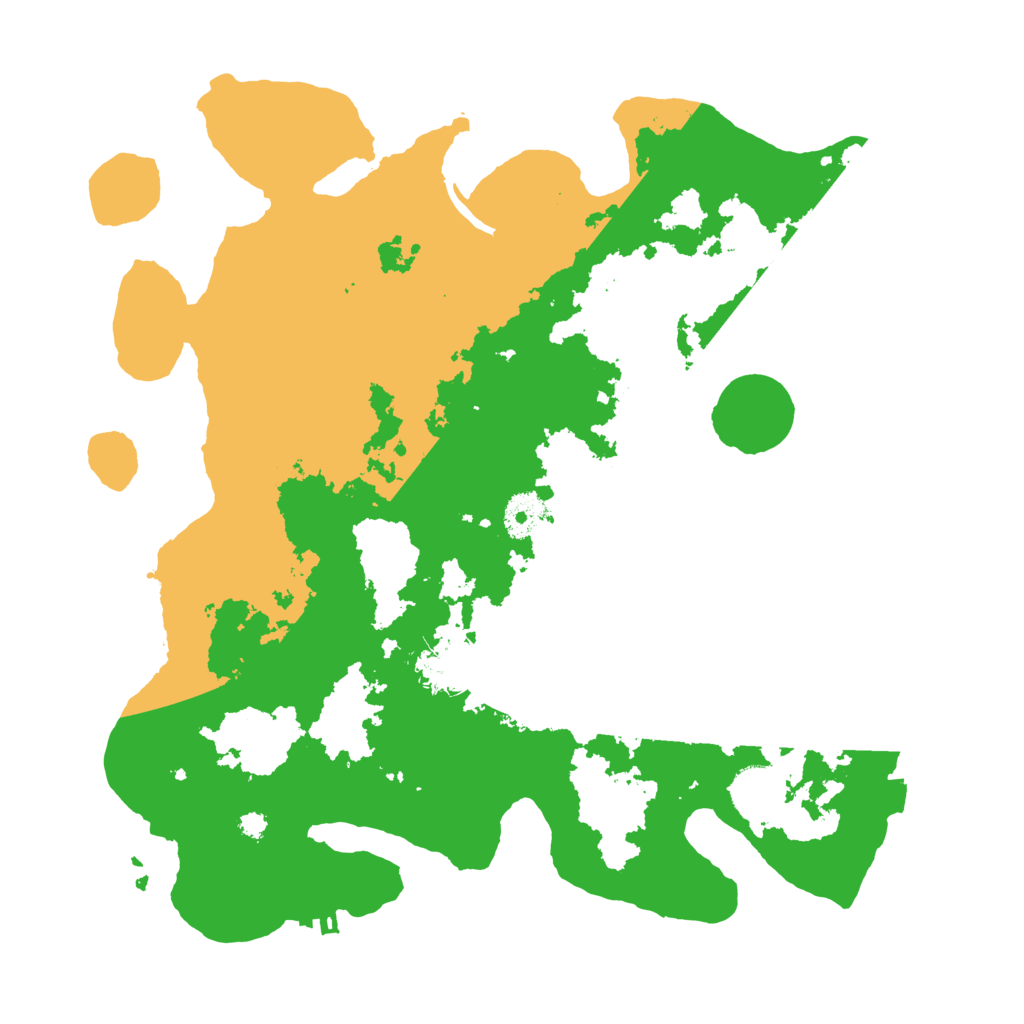 Biome Rust Map: Procedural Map, Size: 3500, Seed: 2046843357