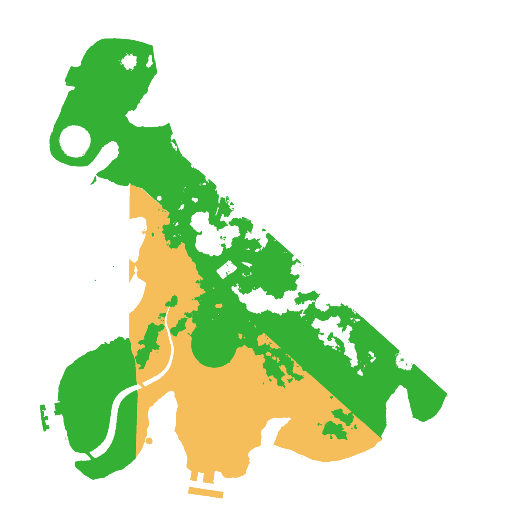 Biome Rust Map: Procedural Map, Size: 3000, Seed: 165466680