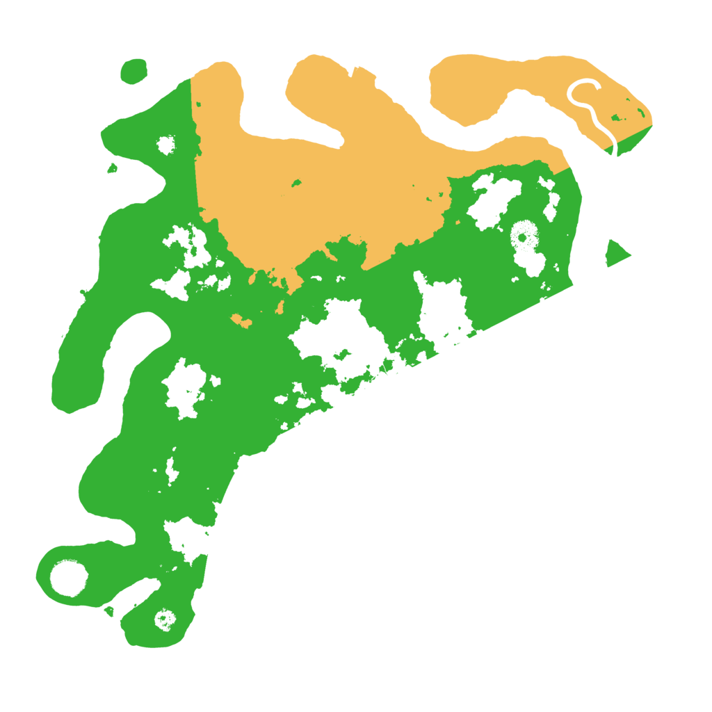 Biome Rust Map: Procedural Map, Size: 3500, Seed: 834573412