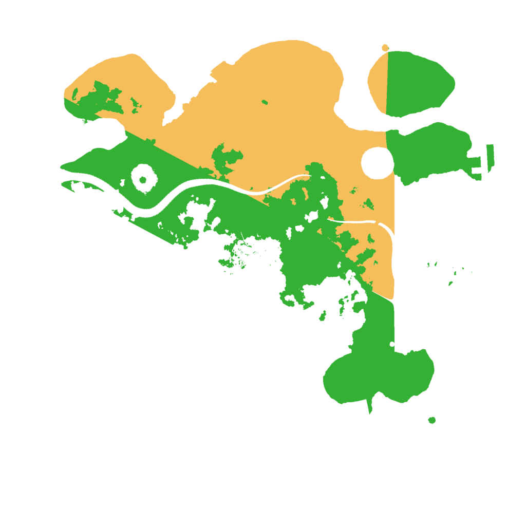 Biome Rust Map: Procedural Map, Size: 3000, Seed: 145616513