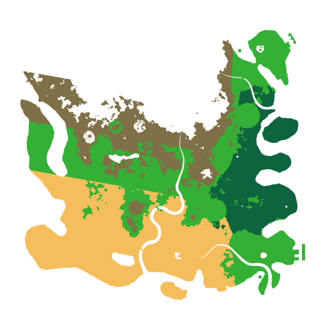 Biome Rust Map: Procedural Map, Size: 4000, Seed: 918796149