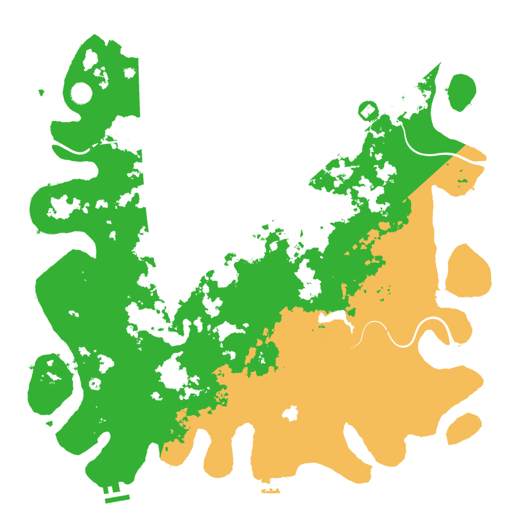 Biome Rust Map: Procedural Map, Size: 4250, Seed: 2024022701