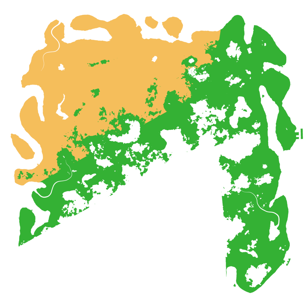 Biome Rust Map: Procedural Map, Size: 5998, Seed: 849232191