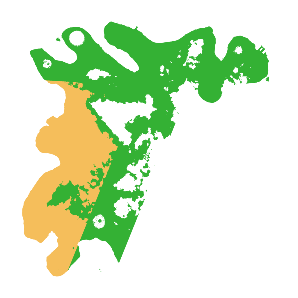 Biome Rust Map: Procedural Map, Size: 3500, Seed: 3253262