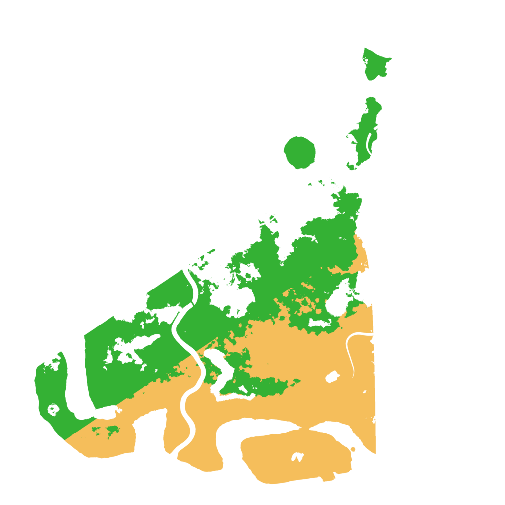 Biome Rust Map: Procedural Map, Size: 4500, Seed: 69319