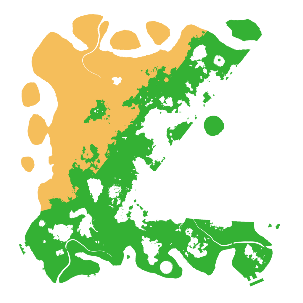 Biome Rust Map: Procedural Map, Size: 4200, Seed: 2046843357