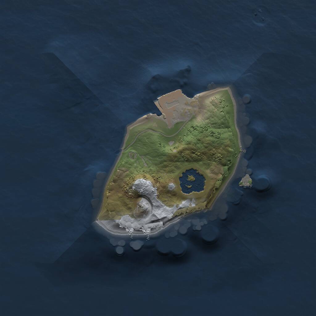 Rust Map: Procedural Map, Size: 1250, Seed: 1567172634, 1 Monuments