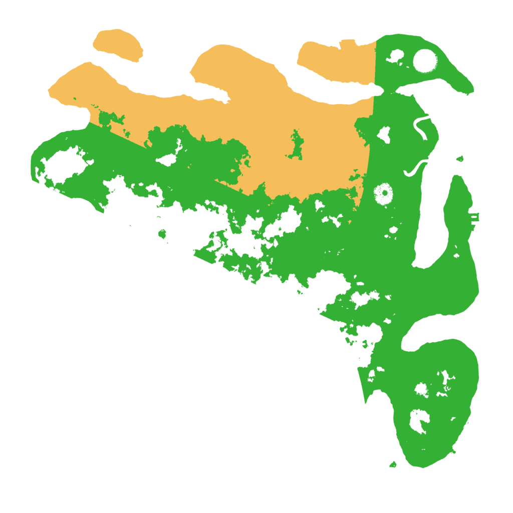 Biome Rust Map: Procedural Map, Size: 3800, Seed: 80425