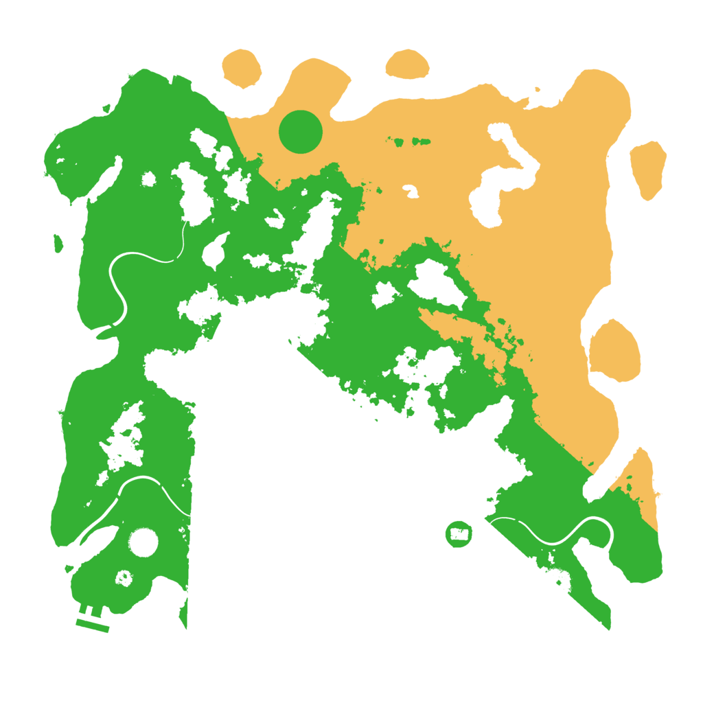 Biome Rust Map: Procedural Map, Size: 4250, Seed: 5840