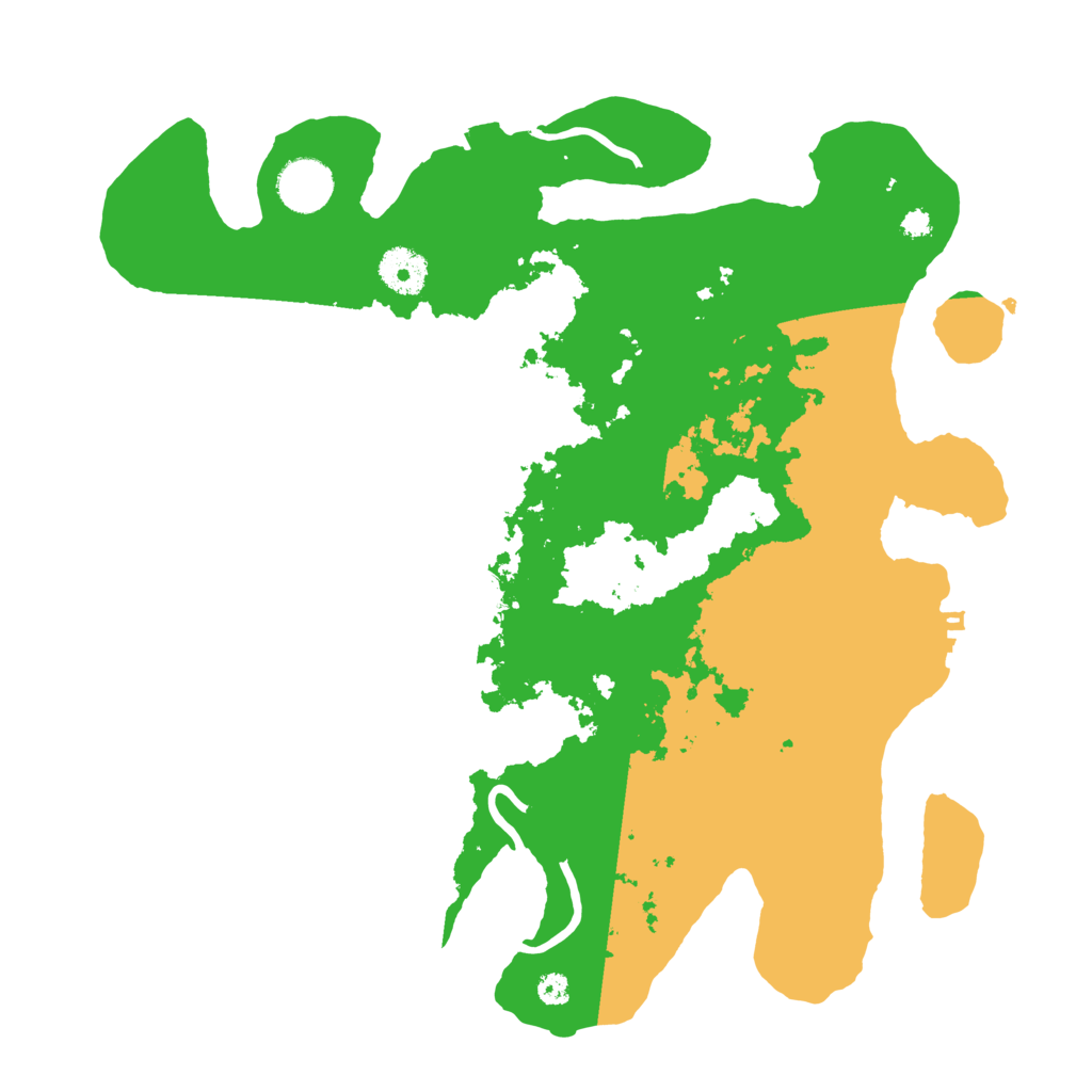 Biome Rust Map: Procedural Map, Size: 3500, Seed: 15019972