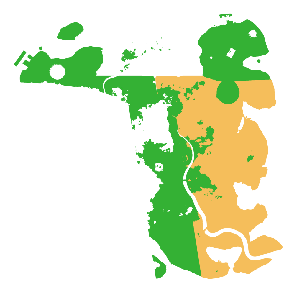 Biome Rust Map: Procedural Map, Size: 3500, Seed: 1880626873