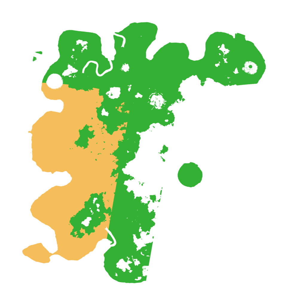 Biome Rust Map: Procedural Map, Size: 3500, Seed: 360893112