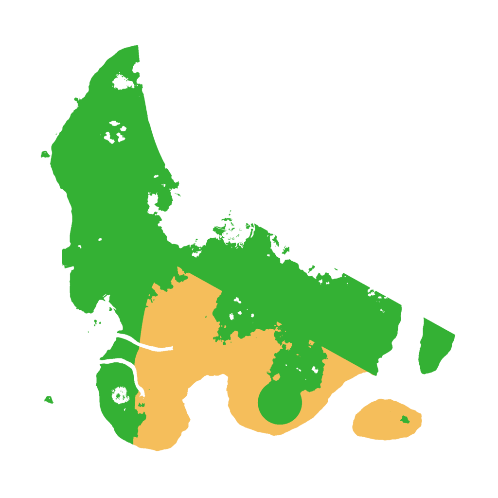 Biome Rust Map: Procedural Map, Size: 2990, Seed: 121315421