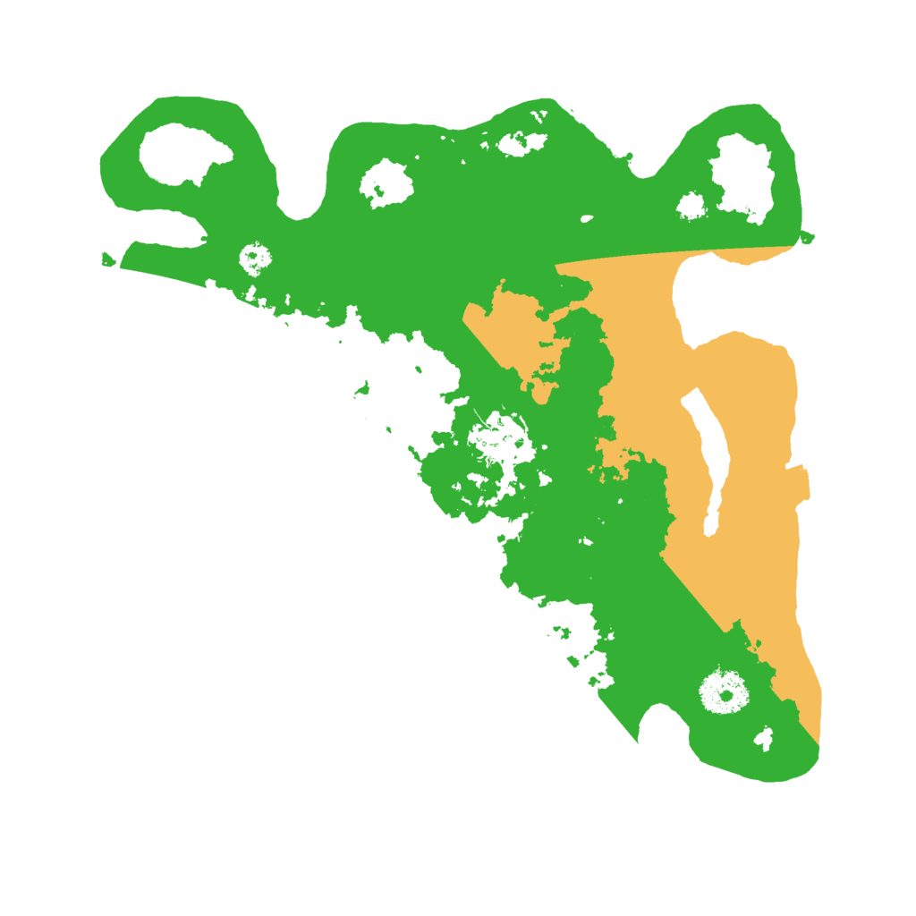 Biome Rust Map: Procedural Map, Size: 3000, Seed: 1623443