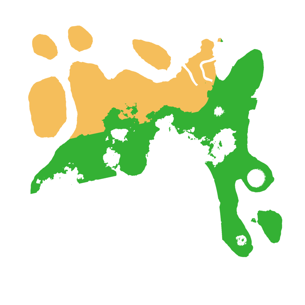 Biome Rust Map: Procedural Map, Size: 3000, Seed: 1201783815