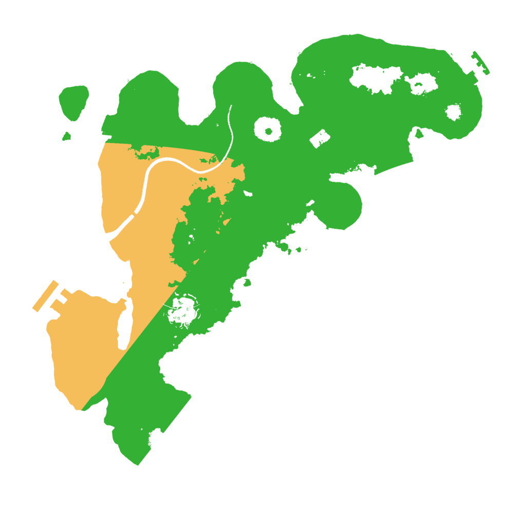 Biome Rust Map: Procedural Map, Size: 3000, Seed: 1105891486
