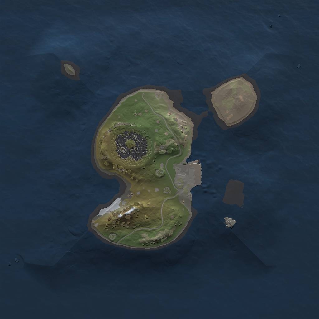 Rust Map: Procedural Map, Size: 1500, Seed: 51, 3 Monuments