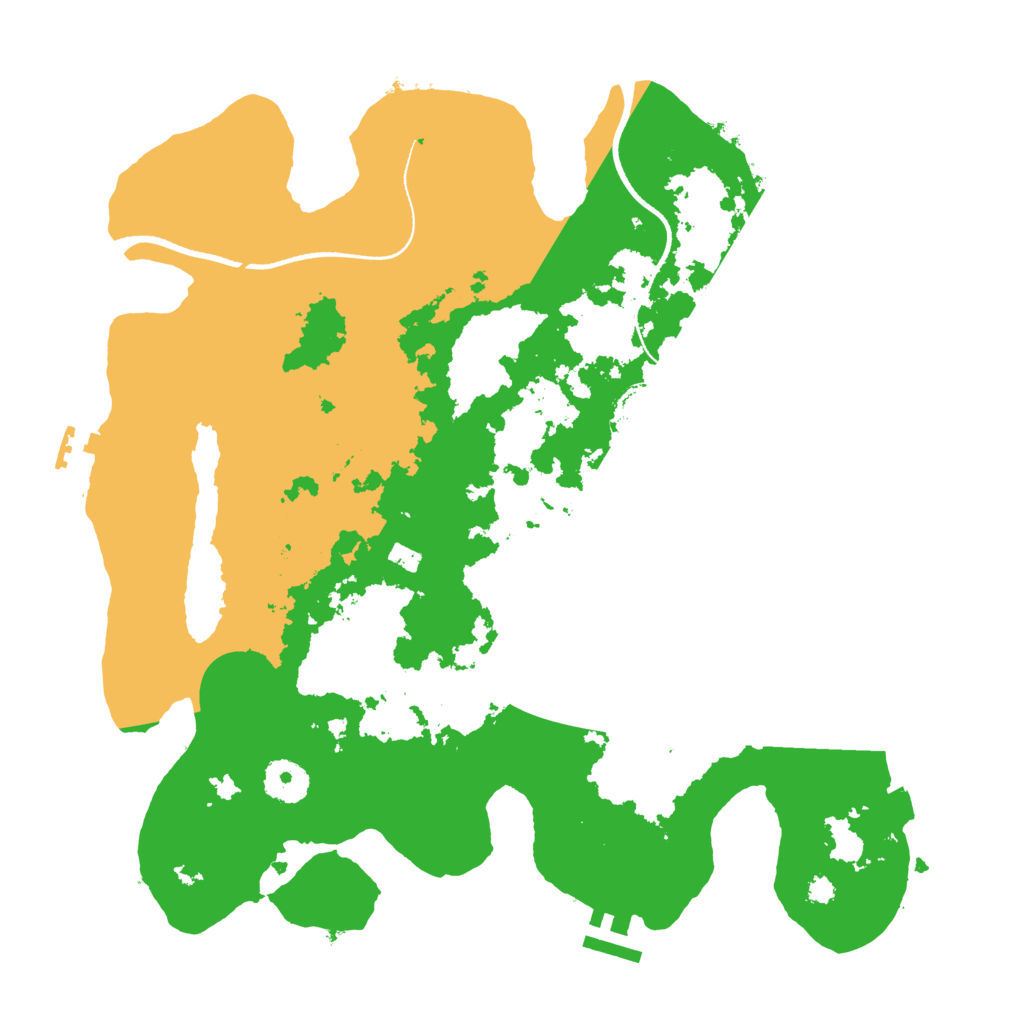 Biome Rust Map: Procedural Map, Size: 3500, Seed: 761731734