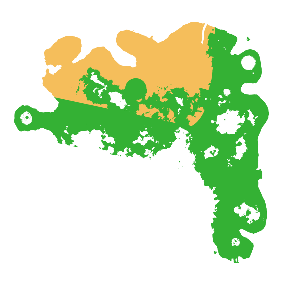 Biome Rust Map: Procedural Map, Size: 3650, Seed: 17919917