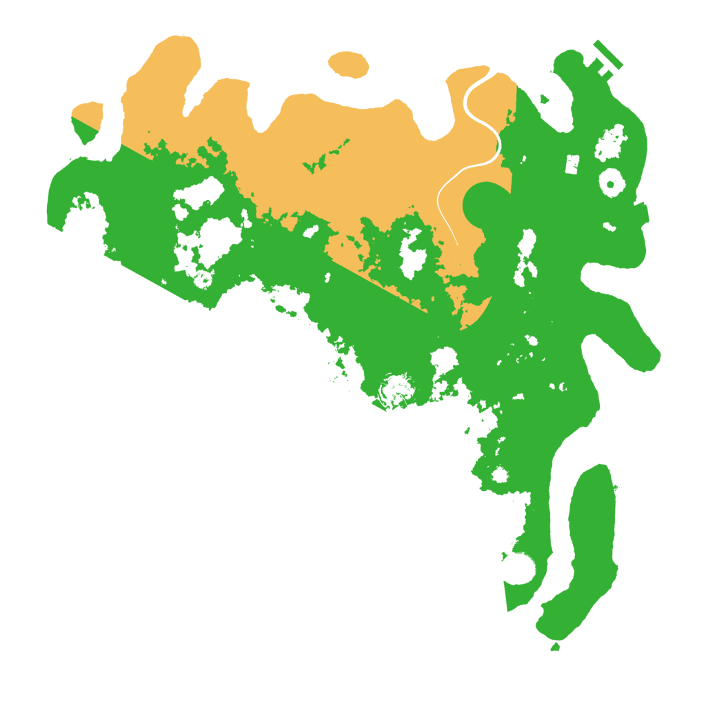 Biome Rust Map: Procedural Map, Size: 3950, Seed: 44635000