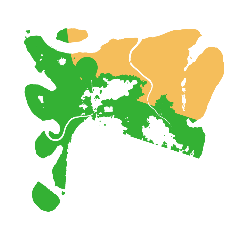 Biome Rust Map: Procedural Map, Size: 3000, Seed: 29508151