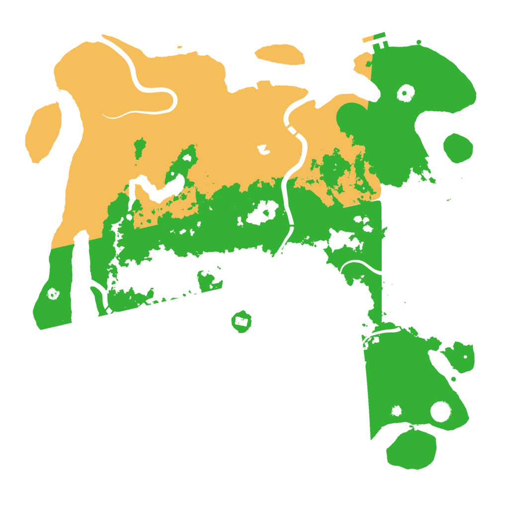 Biome Rust Map: Procedural Map, Size: 4400, Seed: 26860995
