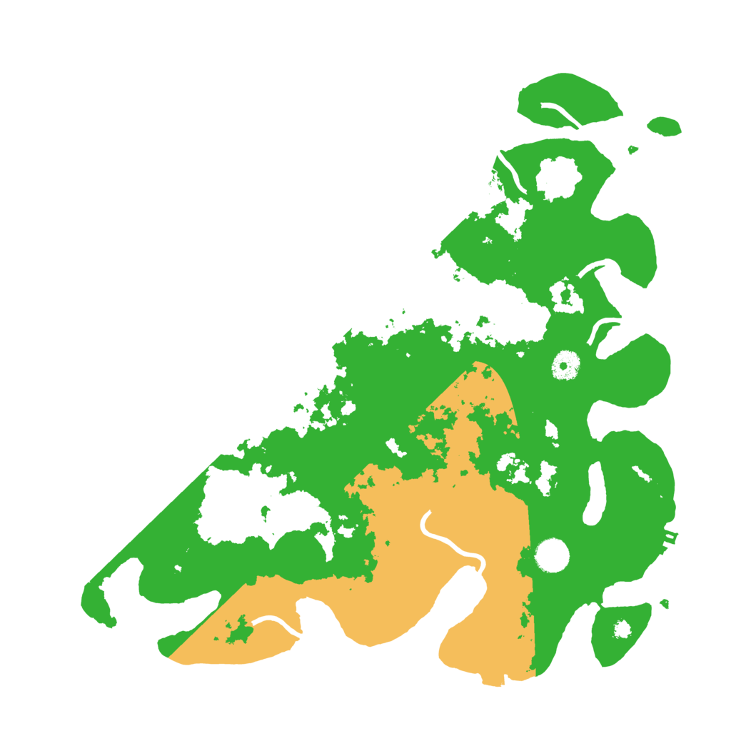 Biome Rust Map: Procedural Map, Size: 3800, Seed: 98591981