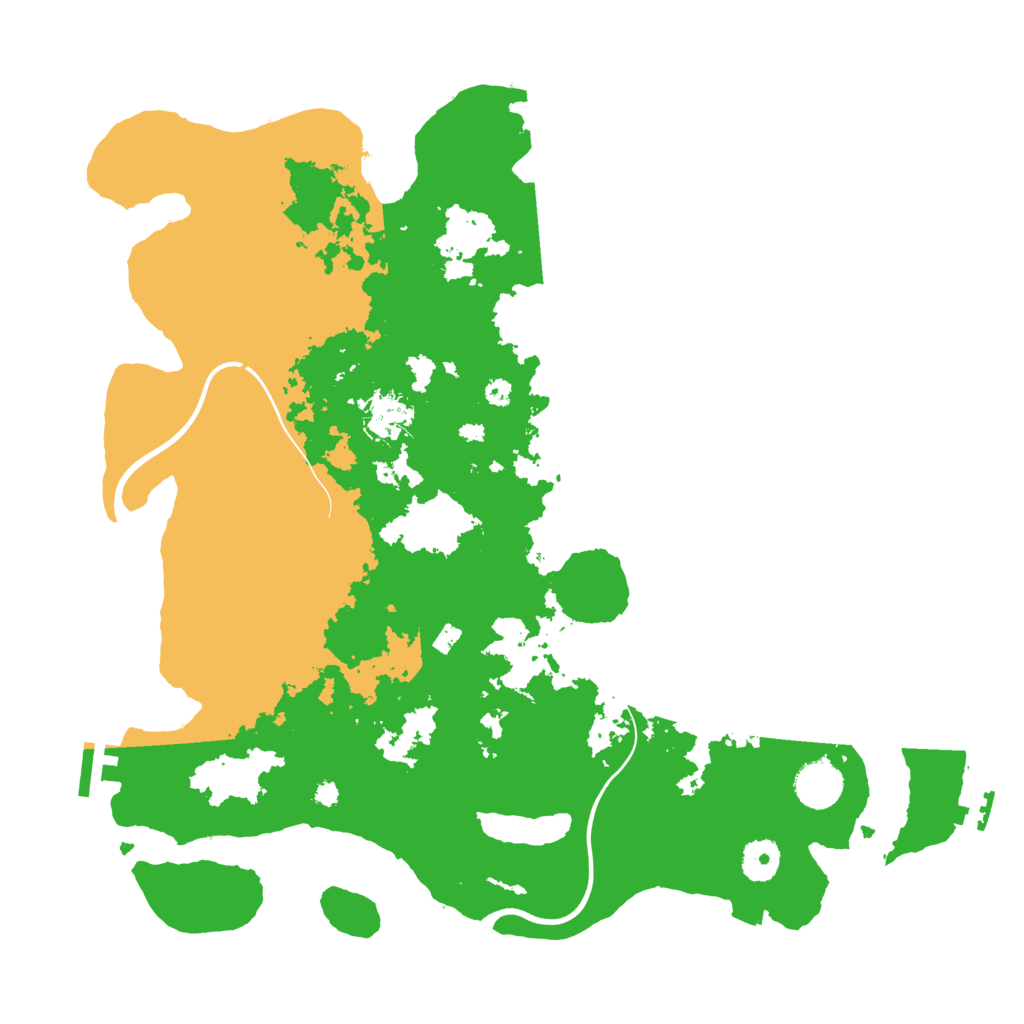 Biome Rust Map: Procedural Map, Size: 3800, Seed: 71421294
