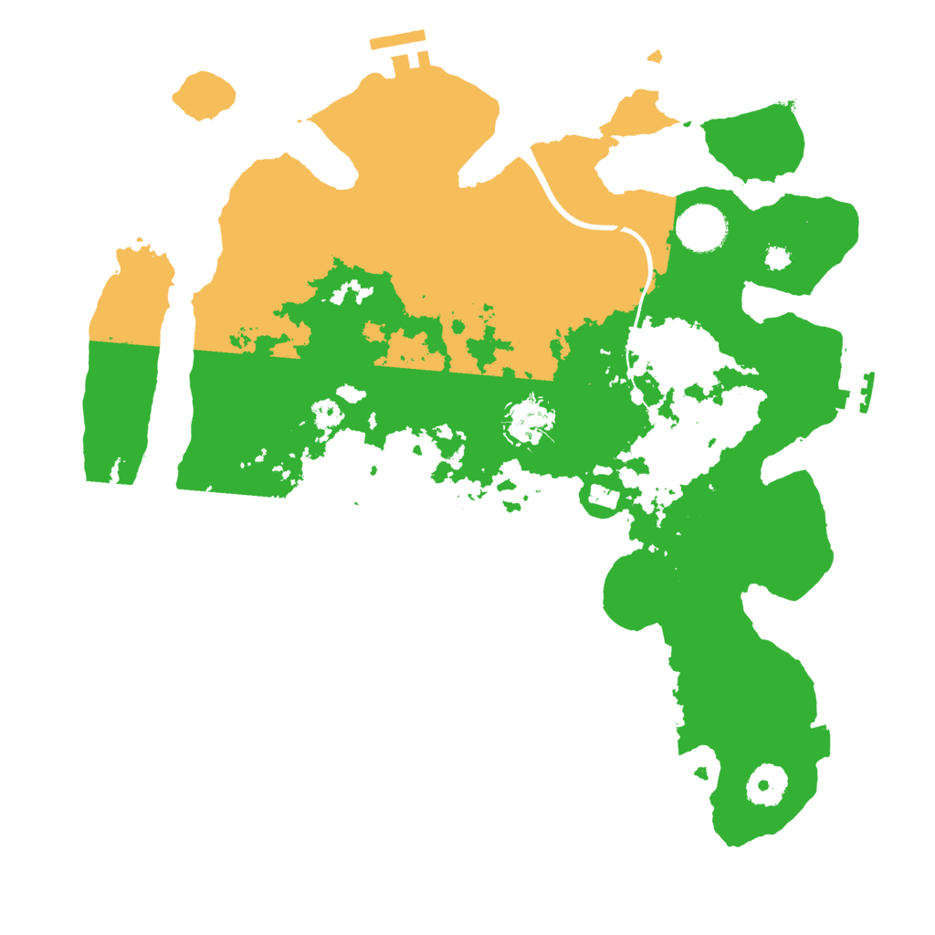 Biome Rust Map: Procedural Map, Size: 3400, Seed: 44881394