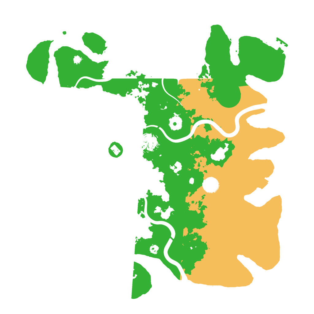 Biome Rust Map: Procedural Map, Size: 3500, Seed: 169965817