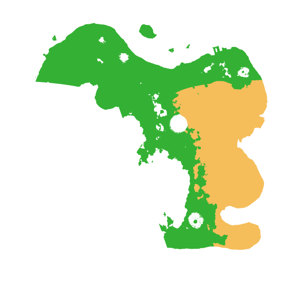 Biome Rust Map: Procedural Map, Size: 3000, Seed: 1794872094