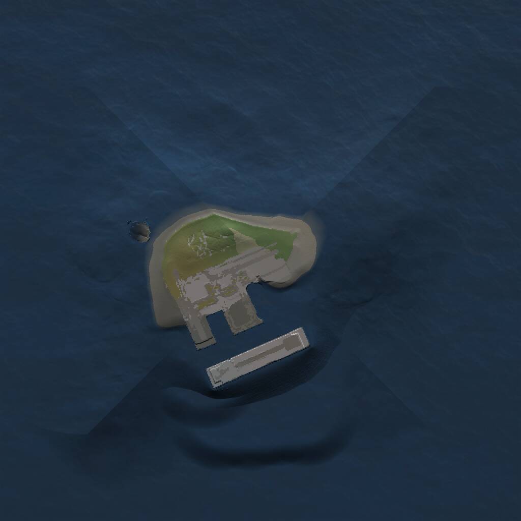 Rust Map: Procedural Map, Size: 1000, Seed: 449787086, 2 Monuments