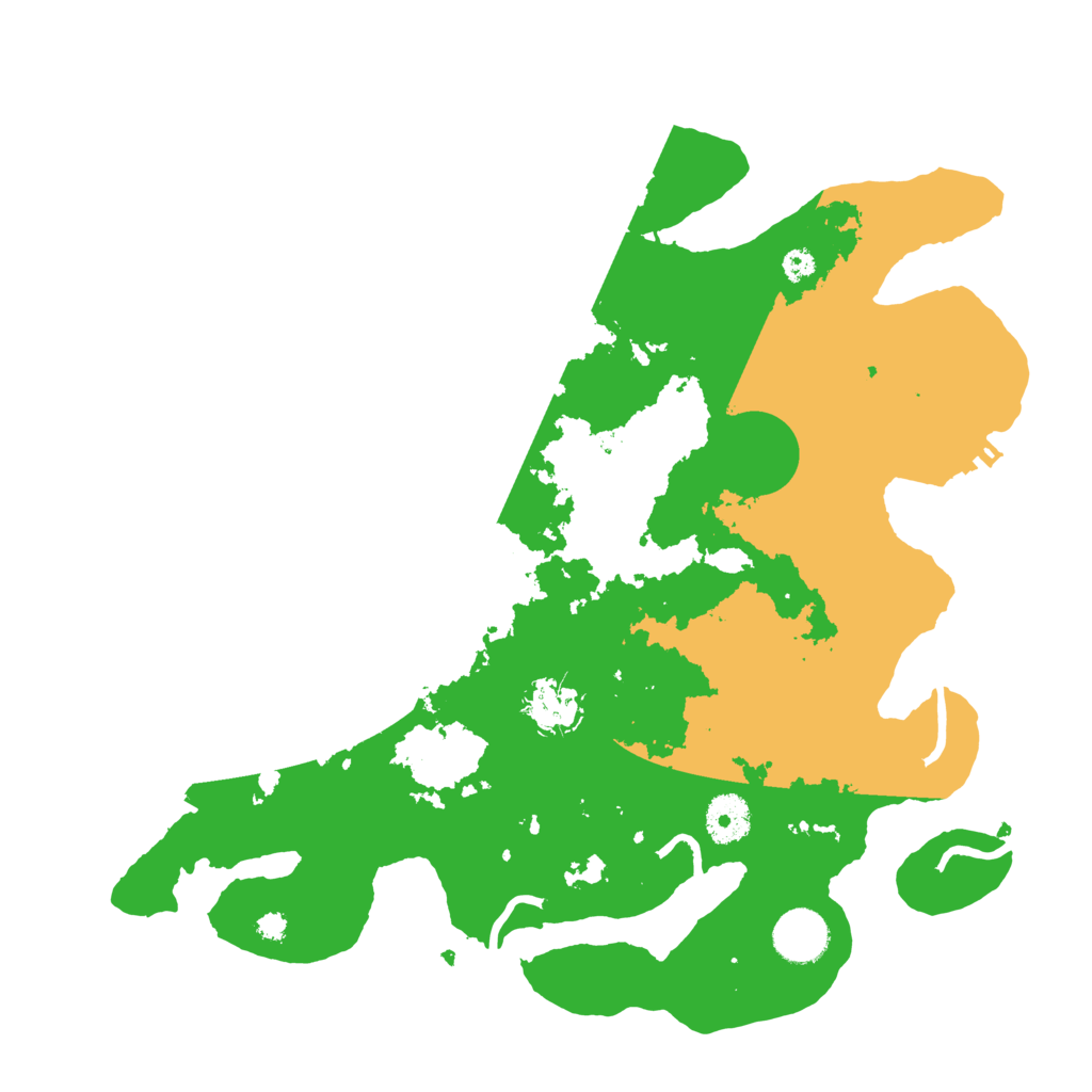 Biome Rust Map: Procedural Map, Size: 3500, Seed: 875595208