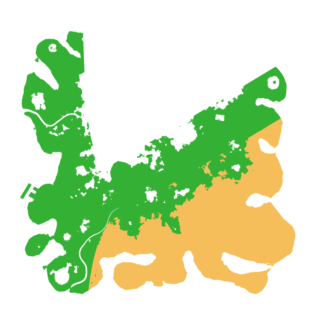 Biome Rust Map: Procedural Map, Size: 3750, Seed: 42742072