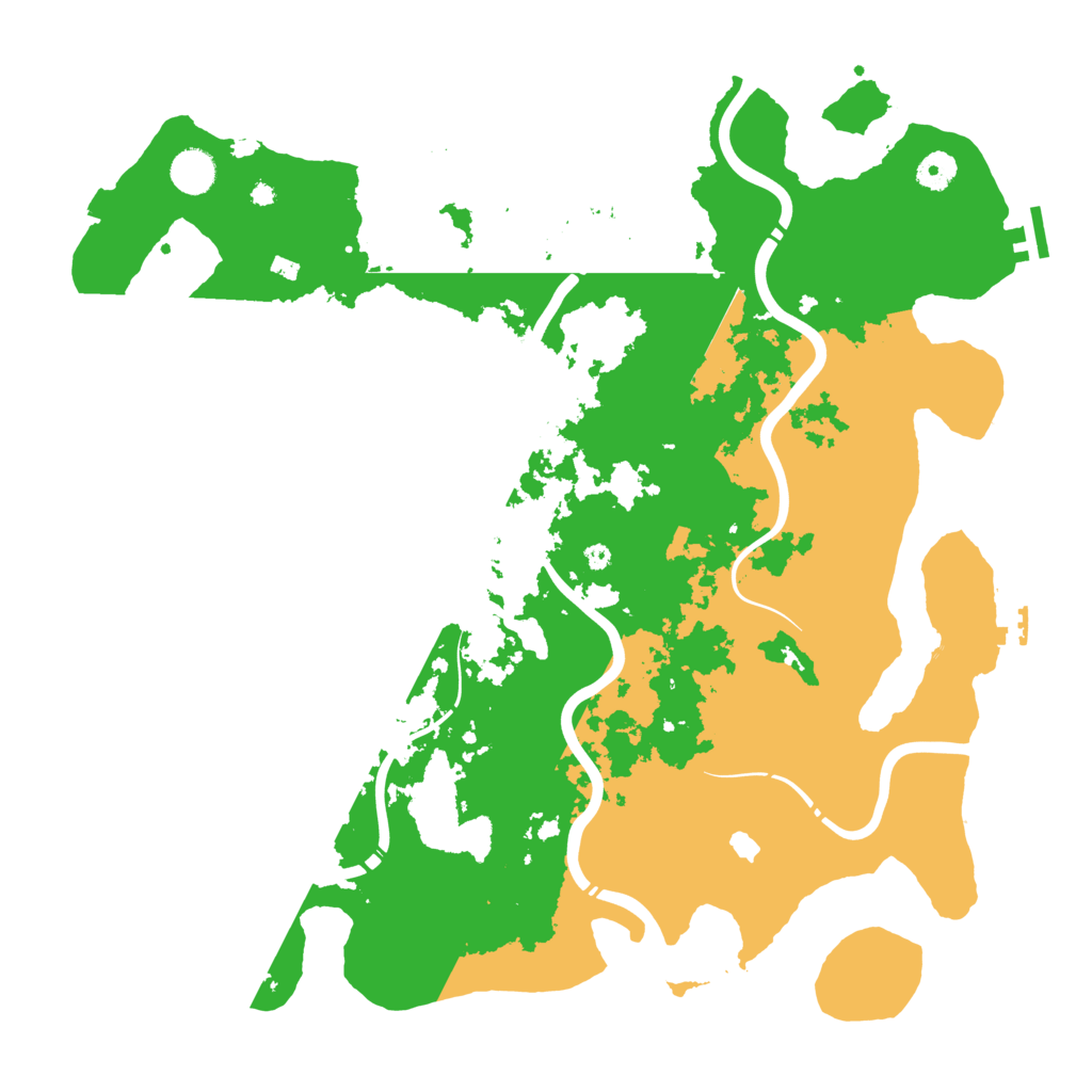 Biome Rust Map: Procedural Map, Size: 4250, Seed: 719954438