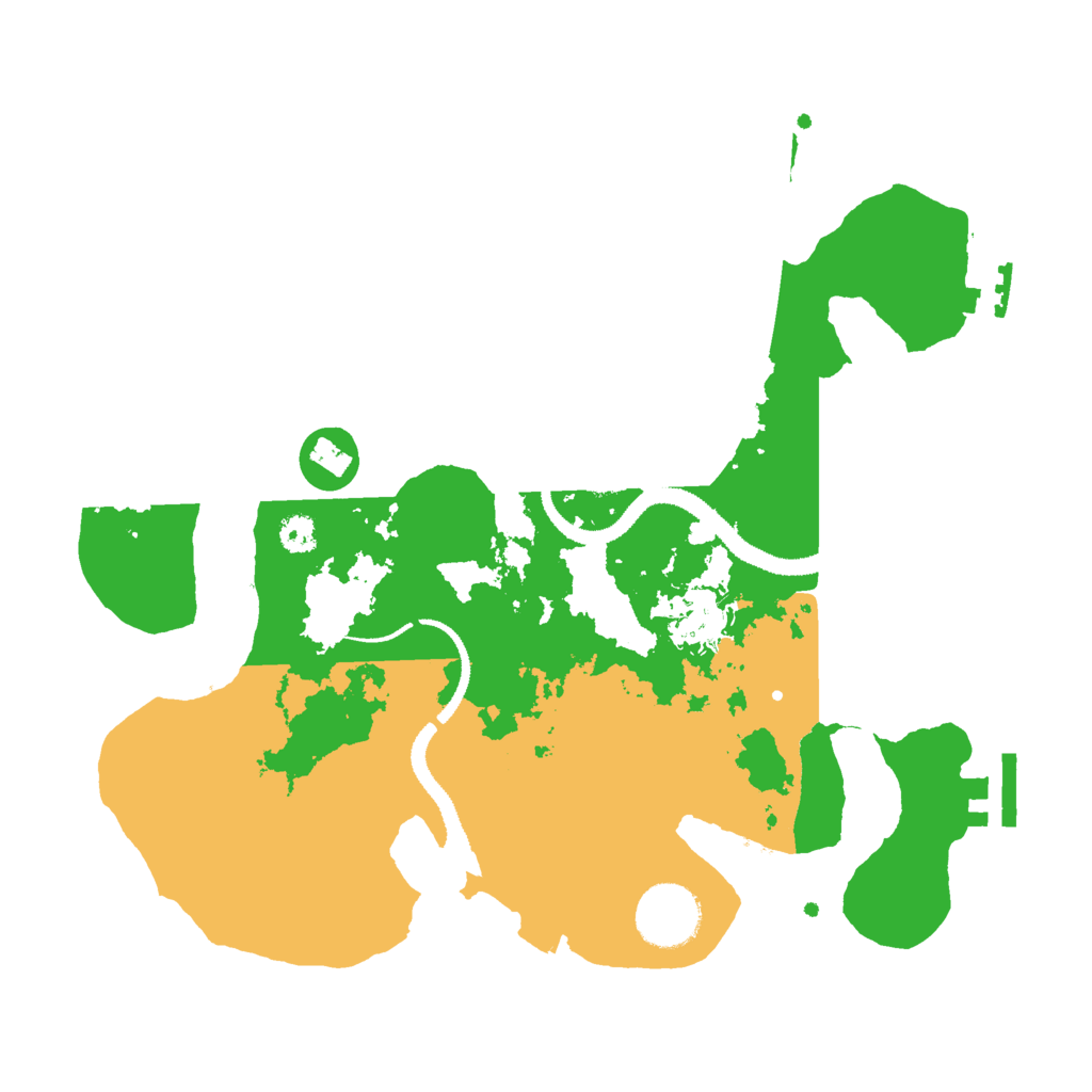 Biome Rust Map: Procedural Map, Size: 3000, Seed: 656244173