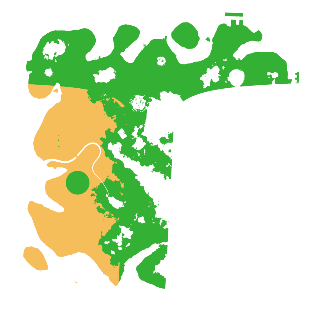 Biome Rust Map: Procedural Map, Size: 3500, Seed: 1504677321