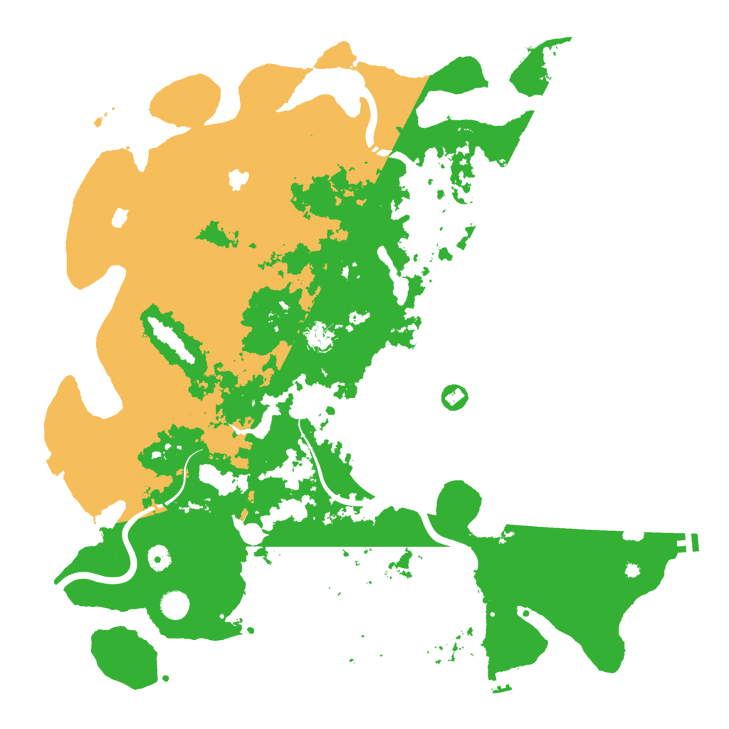 Biome Rust Map: Procedural Map, Size: 4500, Seed: 102020