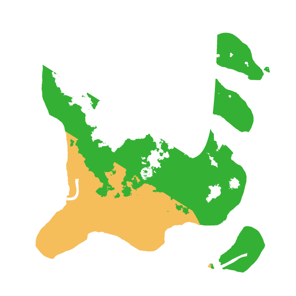 Biome Rust Map: Procedural Map, Size: 2500, Seed: 1891000981