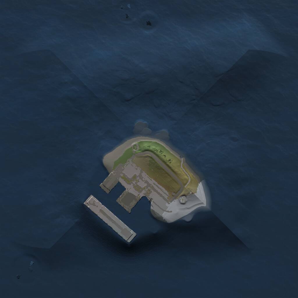 Rust Map: Procedural Map, Size: 1000, Seed: 461528405, 2 Monuments