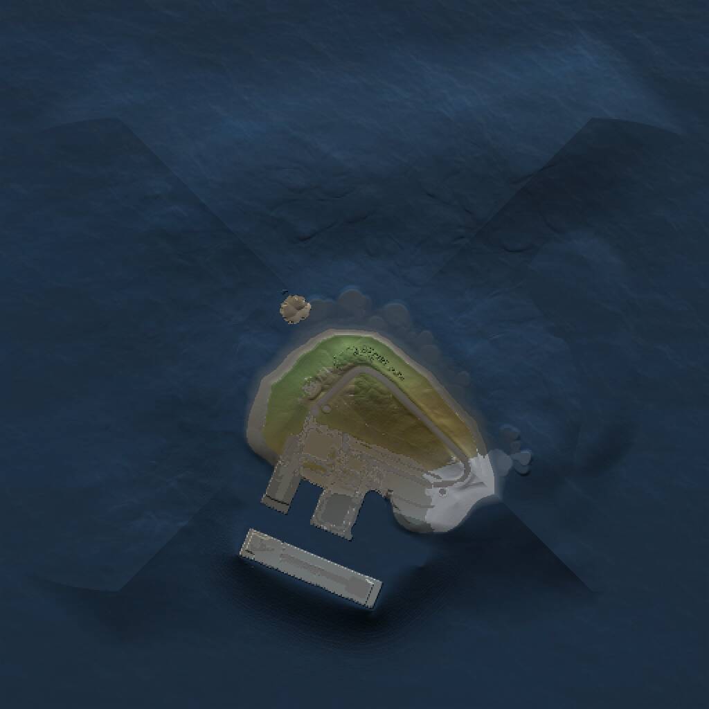 Rust Map: Procedural Map, Size: 1000, Seed: 461528405, 4 Monuments