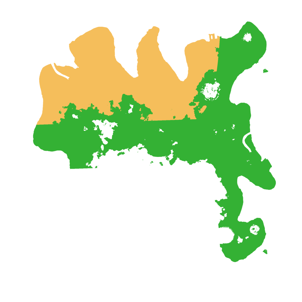 Biome Rust Map: Procedural Map, Size: 3250, Seed: 590824191