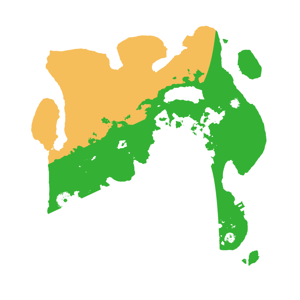 Biome Rust Map: Procedural Map, Size: 3000, Seed: 766912546