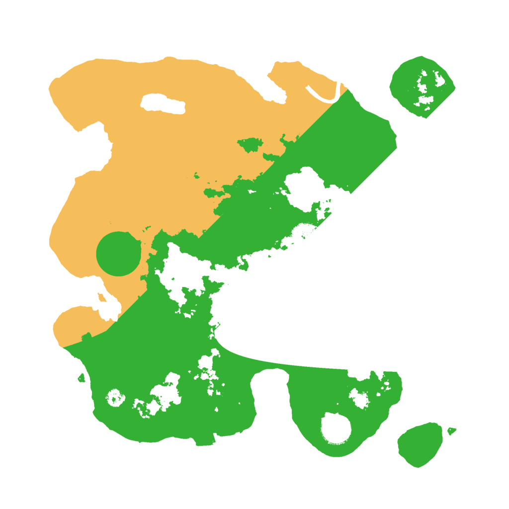 Biome Rust Map: Procedural Map, Size: 3000, Seed: 18778774