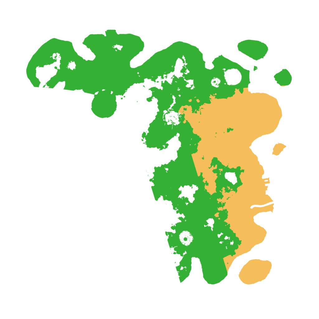 Biome Rust Map: Procedural Map, Size: 3500, Seed: 2197442