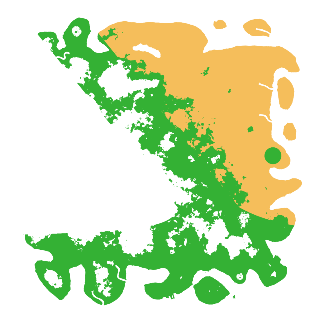 Biome Rust Map: Procedural Map, Size: 5000, Seed: 937385490