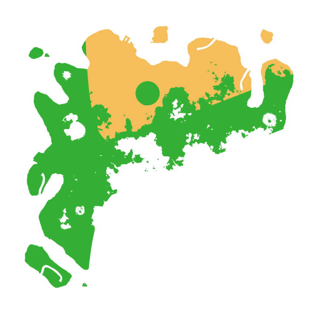 Biome Rust Map: Procedural Map, Size: 3500, Seed: 2123126622