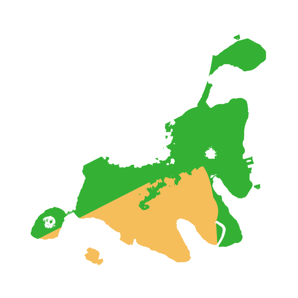 Biome Rust Map: Procedural Map, Size: 2500, Seed: 1378027355