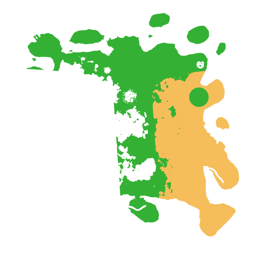 Biome Rust Map: Procedural Map, Size: 3500, Seed: 62522947